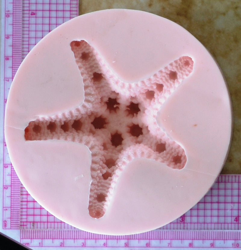Starfish Silicone Mold, Sea Stars, Star Fish, invertebrates, Five arms, Mold, Silicone Mold, Molds, Clay, Jewelry, Chocolate molds, N217