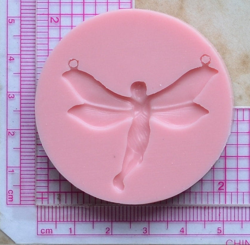 Fairy Silicone Mold, Jewelry, Resin, clay, Pendant, Necklace, hung on a chain, Charms, brooch, bracelets, symbol, earrings,  G231