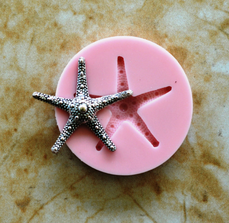 Starfish Silicone Mold, Sea Stars, resin, invertebrates, Five arms, Mold, Silicone Mold, Molds, Clay, Jewelry, Chocolate molds, N145