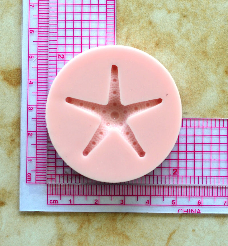 Starfish Silicone Mold, Sea Stars, resin, invertebrates, Five arms, Mold, Silicone Mold, Molds, Clay, Jewelry, Chocolate molds, N145