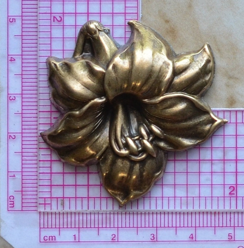 Tiger Lily Silicone Mold, Plants, Trees, plant life, Flowers, flowering plants, Palm trees, Clay mold, Epoxy molds, Chocolate, G252