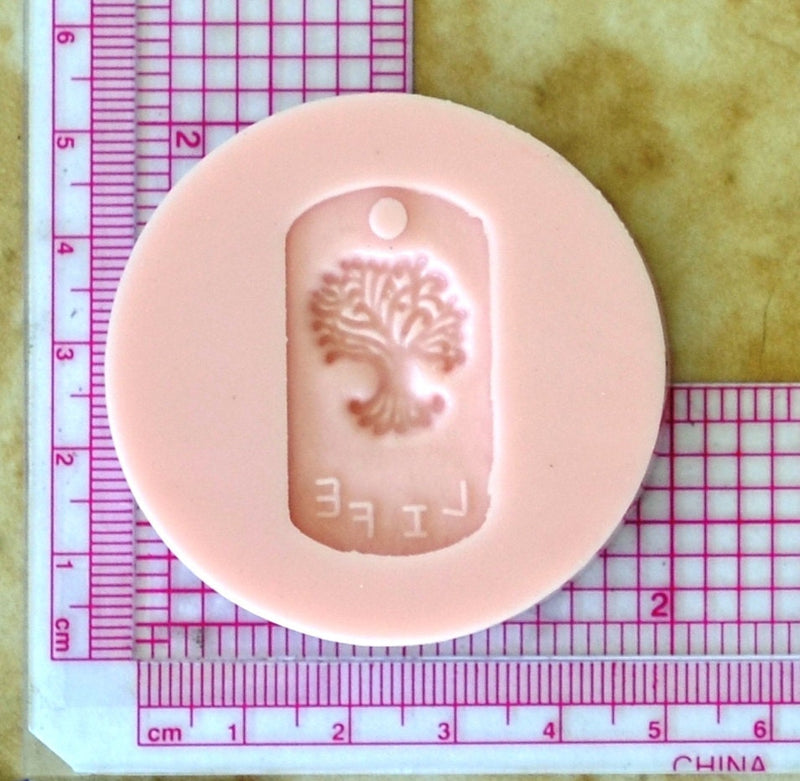 Life Pendent Silicone Mold,Jewelry, Resin, clay, Pendant, Necklace, hung on a chain, Charms, brooch, bracelets, symbol, earrings,  G153