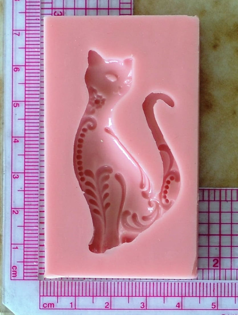 Cat Silicone Mold, Animal Silicone Mold, Resin, Clay, Epoxy, food grade, Chocolate molds, Resin, Clay, dogs, cats, fish, birds  A148