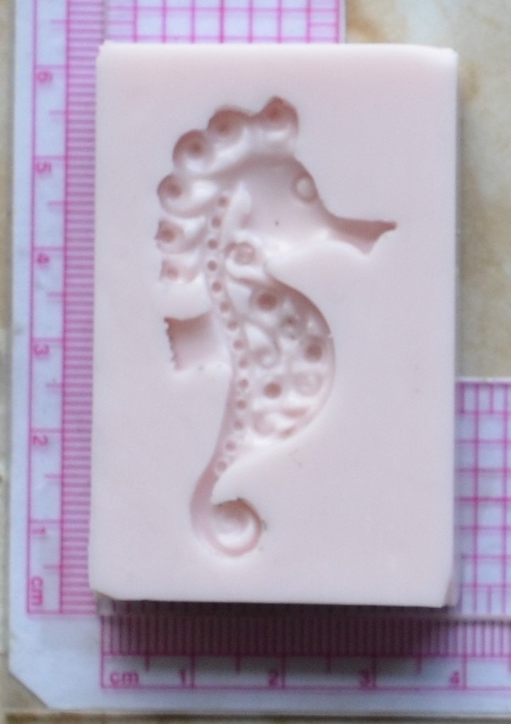 Seahorse Silicone Mold, Seahorse Mold, Silicone, Molds, Resin mold, Clay mold, Epoxy, food grade, Chocolate, mould, Flexible, ocean  N284