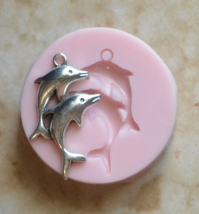 Dolphin Silicone Mold, resin, Fish, Clay, Epoxy, food grade, Ocean fish, deepwater fish, Chocolate, Candy, Cake, freshwater fish N308