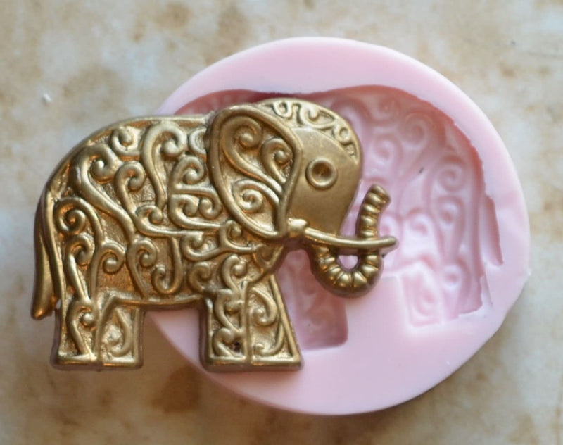 Elephant Silicone Mold, Animal Silicone Mold, Resin, Clay, Epoxy, food grade, Chocolate molds, Resin, Clay, dogs, cats, fish, birds A271