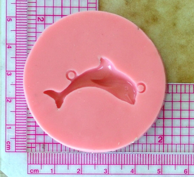 Dolphin Silicone Mold, resin, Fish, Clay, Epoxy, food grade, Ocean fish, deepwater fish, Chocolate, Candy, Cake, freshwater fish N129