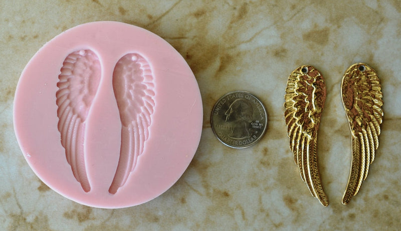 Wings Silicone Mold, Jesus Silicone Mold, Christ, Religion, Crucifix, God, Resin, Clay, Epoxy Religious, Chocolate R107