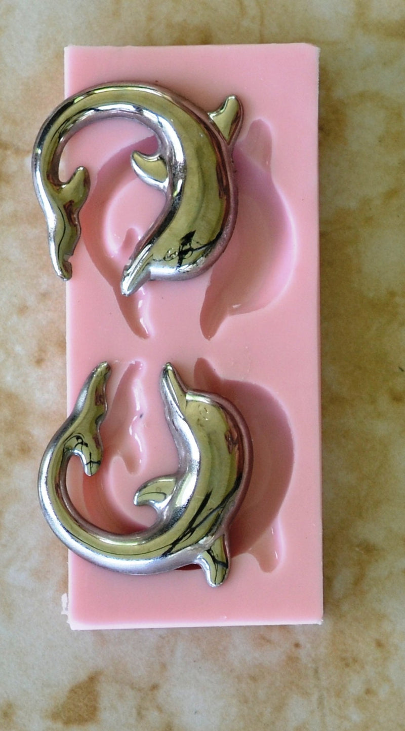 Dolphin Silicone Mold, Fish silicone mold, resin, Fish, Clay, Epoxy, food grade, Ocean fish, deepwater fish, Chocolate, freshwater fish N205