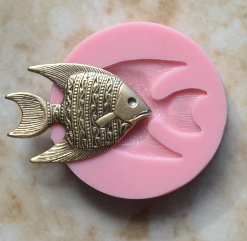 Fish Silicone Mold, resin, Fish, Clay, Epoxy, food grade, Ocean fish, deepwater fish, Chocolate, Candy, Cake, freshwater fish N226