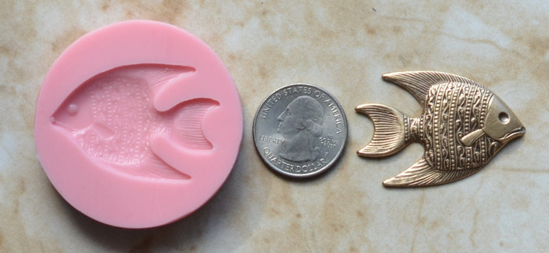 Fish Silicone Mold, resin, Fish, Clay, Epoxy, food grade, Ocean fish, deepwater fish, Chocolate, Candy, Cake, freshwater fish N226