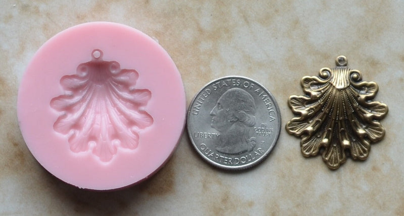 FANCY SHELL Silicone Mold, Shell Silicone Mold, Beach, Nautilus, Scallop, ocean, seashells, Scallop, sand dollar, shell shop  N263