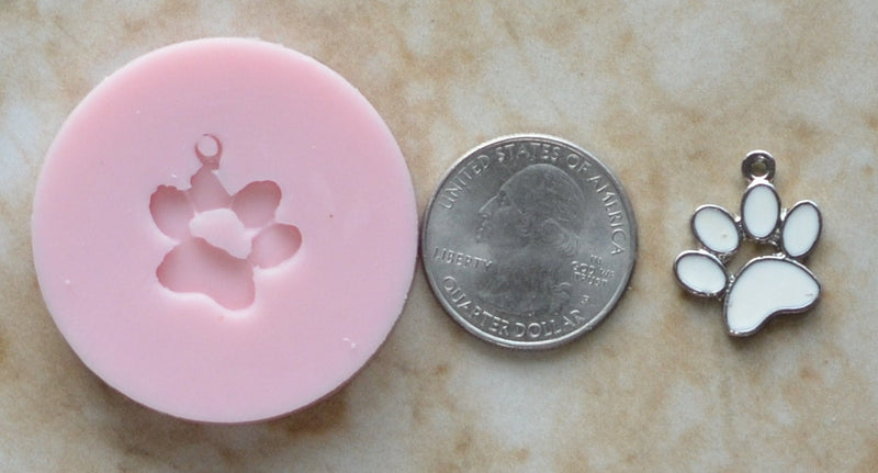 Dogs Paw Silicone Mold, Animal Silicone Mold, Resin, Clay, Epoxy, food grade, Chocolate molds, Resin, Clay, dogs, cats, fish, birds A213