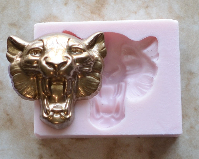 Lion mold, Animal Silicone Mold, Resin, Clay, Epoxy, food grade, Chocolate molds, Resin, Clay, dogs, cats, fish, birds   A215