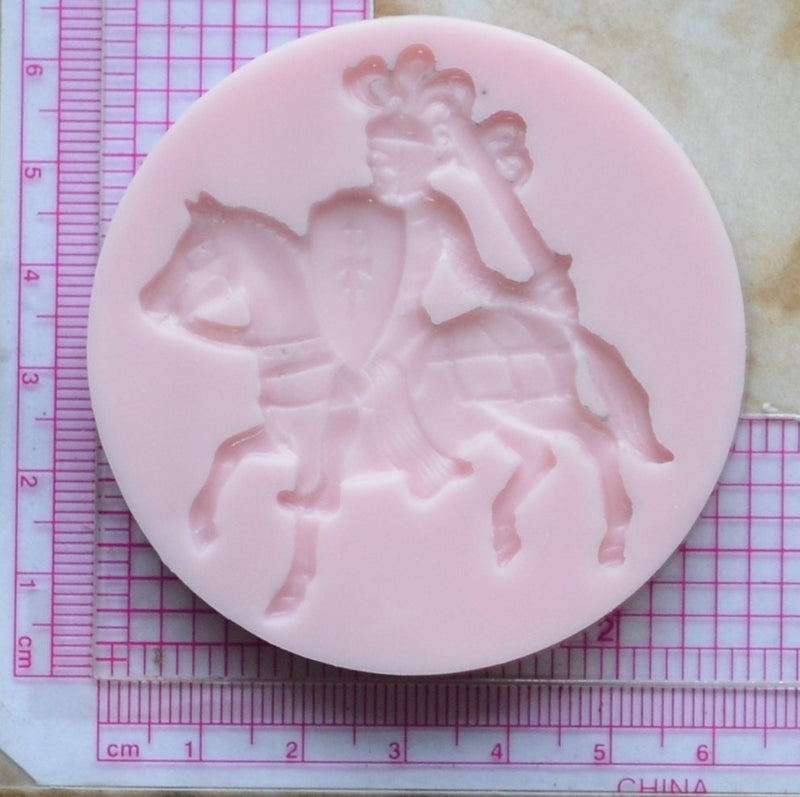 KNIGHT ON HORSEBACK Silicone Mold, Horse, Stallion, Resin mold, Sire, Foal, Epoxy molds, Mare, Gelding, food grade, Chocolate  G286