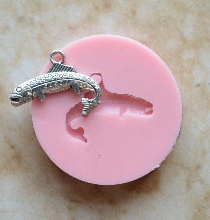 Fish Silicone Mold, resin, Fish, Clay, Epoxy, food grade, Ocean fish, deepwater fish, Chocolate, Candy, Cake, freshwater fish, N325