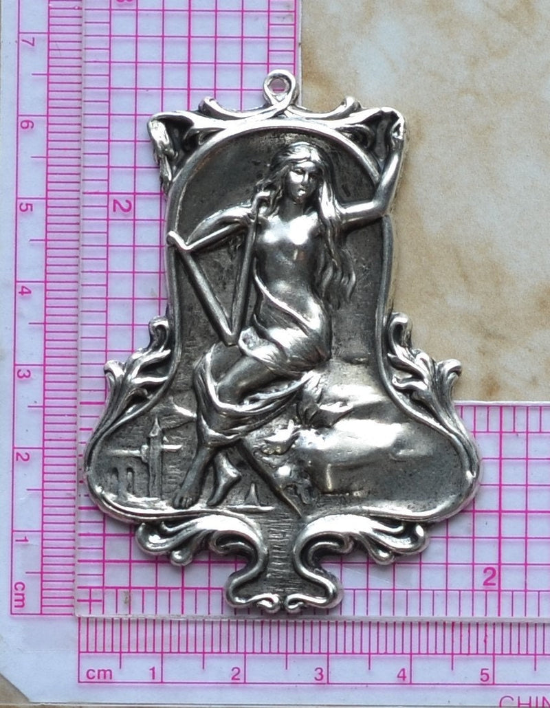 MYTHOLOGICAL GODDESS Flexible Silicone Mold, Jewelry, Resin, clay, Pendant, Necklace, hung on a chain, Charms, brooch, bracelets, G302