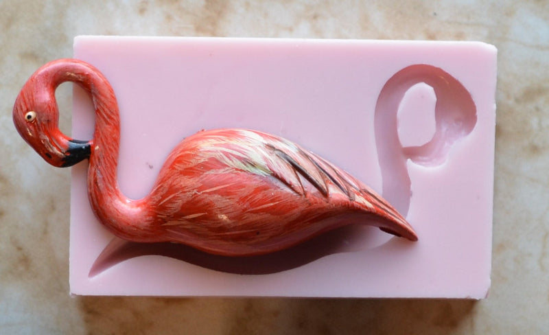 Flamingo Silicone Mold, Birds, Resin Birds mold, Clay, Epoxy Birds molds, food grade Birds mold, songbirds, Sea birds, Chocolate  N336