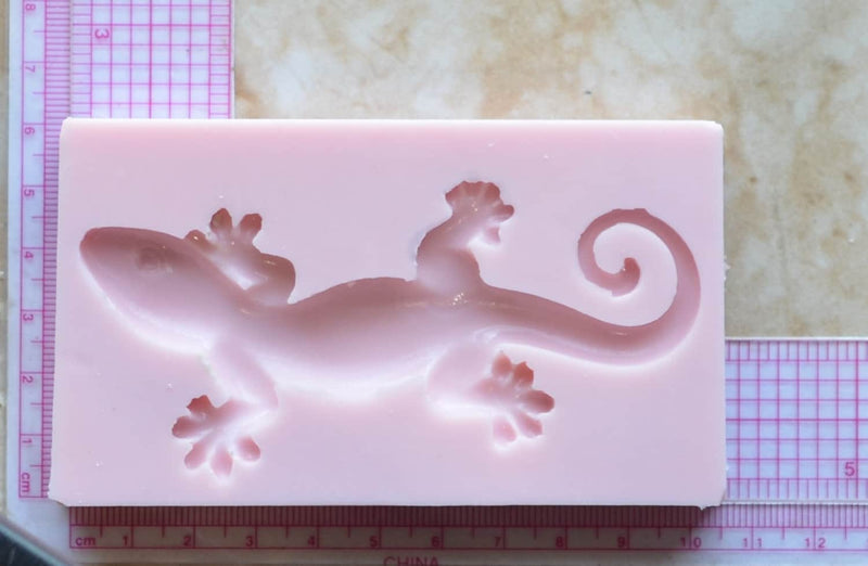 Gecko Lizard Silicone Mold, Animal Silicone Mold, Resin, Clay, Epoxy, food grade, Chocolate molds, Resin, Clay, dogs, cats, fish, birds A315