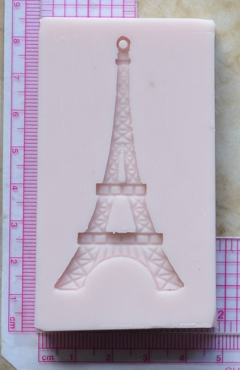 Eiffel Tower Silicone Mold, Jewelry, Resin, clay, Pendant, Necklace, hung on a chain, Charms, brooch, bracelets, symbol, earrings  G309