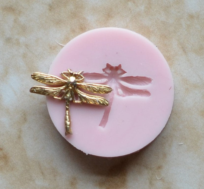 DRAGONFLY Flexible Silicone Mold, Insects, Resin, Clay mold, Epoxy molds, food grade, Pests, Termites, Chocolate, creatures.  A325