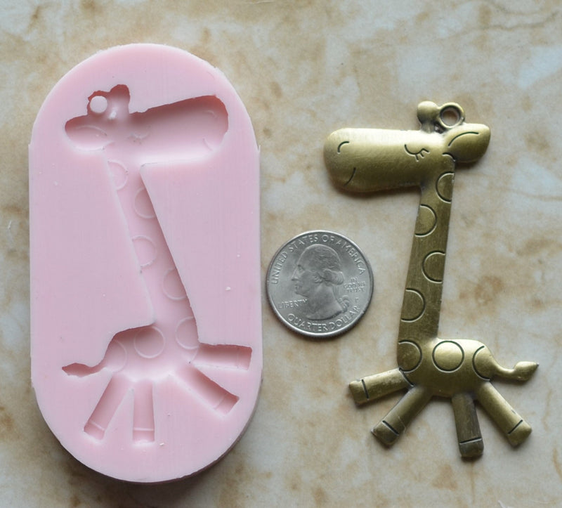 Giraffe Silicone Mold, Animal Silicone Mold, Resin, Clay, Epoxy, food grade, Chocolate molds, Resin, Clay, dogs, cats, fish, birds  A253