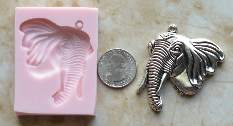 Elephant Silicone Mold, Animal Silicone Mold, Resin, Clay, Epoxy, food grade, Chocolate molds, Resin, Clay, dogs, cats, fish, birds  A259