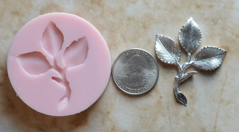 Leaf Silicone Mold, Plants, Trees, plant life, Flowers, flowering plants, Palm trees, Clay mold, Leaf, Chocolate, G323