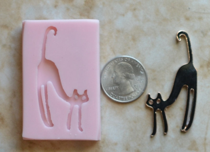 Cat Silicone Mold, Animal Silicone Mold, Resin, Clay, Epoxy, food grade, Chocolate molds, Resin, Clay, dogs, cats, fish, birds  A270