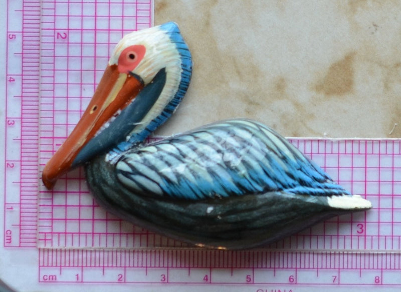 Pelican Silicone Mold, Birds, Resin Birds mold, Clay Birds mold, Epoxy Birds molds, food grade, songbirds, Sea birds, Chocolate A328