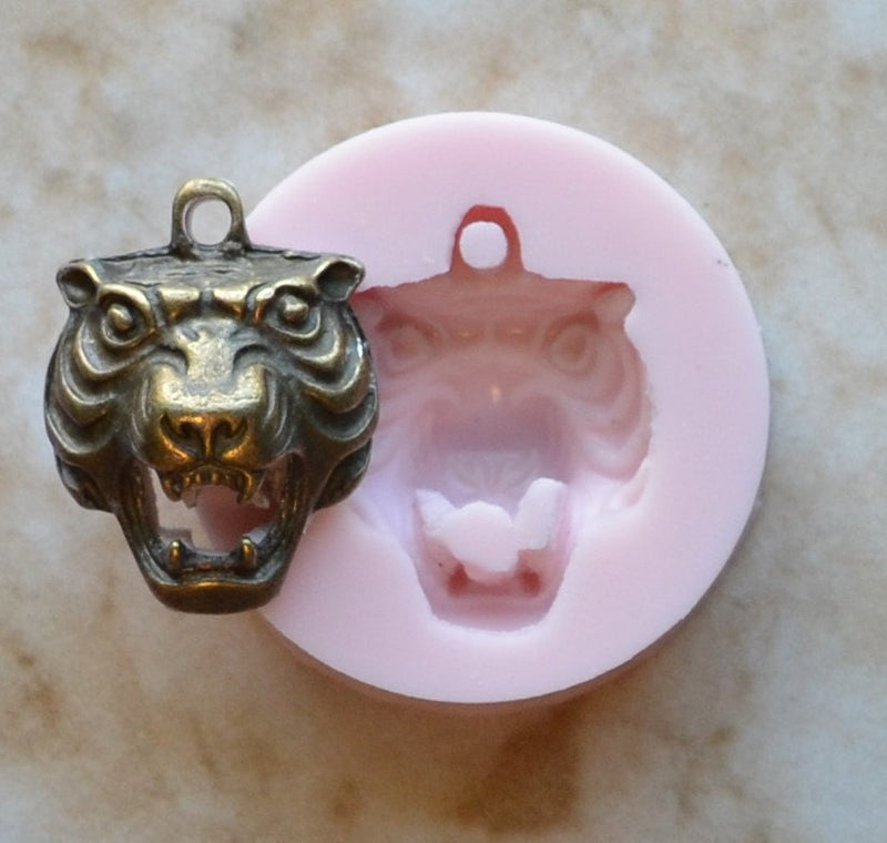 Lion Silicone Mold, Animal Silicone Mold, Resin, Clay, Epoxy, food grade, Chocolate molds, Resin, Clay, dogs, cats, fish, birds  A302