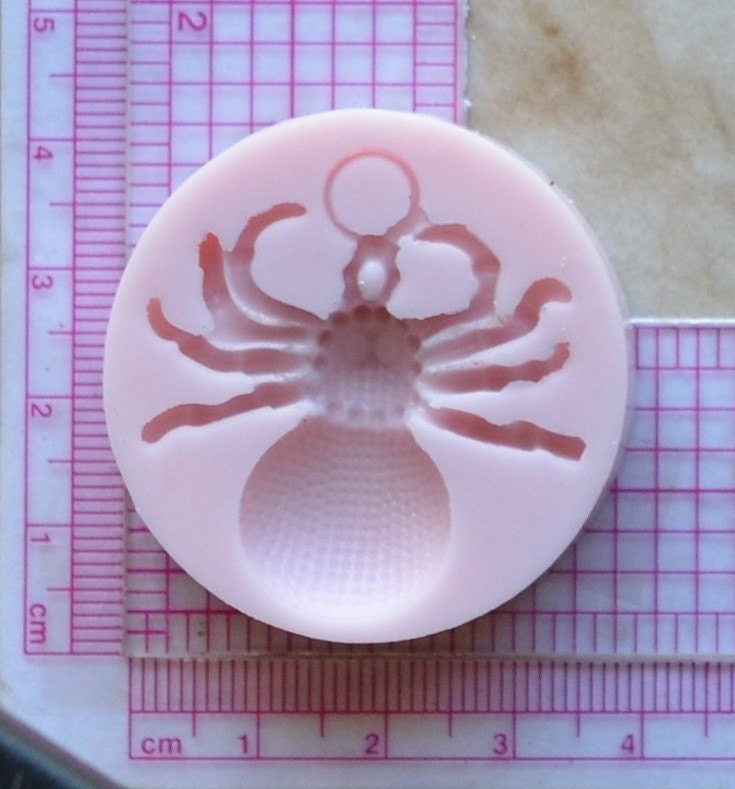 Spider Flexible Silicone Mold,  Spider, Molds, arthropods, Resin Spider mold, Clay Spider, Epoxy, food grade Spider, Chocolate,  A305