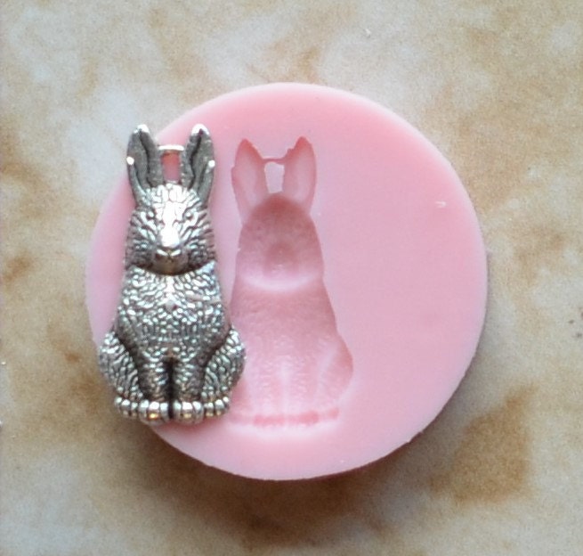 Rabbit Silicone Mold, Animal Silicone Mold, Resin, Clay, Epoxy, food grade, Chocolate molds, Resin, Clay, dogs, cats, fish, birds A309