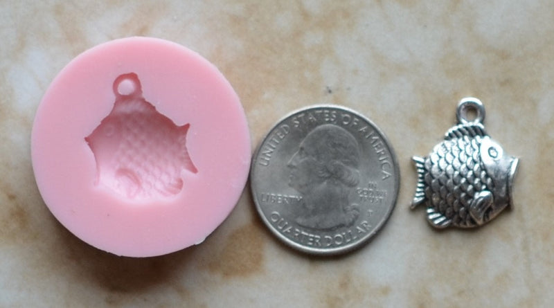 Fish Silicone Mold,  Fish silicone mold, resin, Fish, Clay, Epoxy, food grade, Ocean fish, deepwater fish, Chocolate, Candy, Cake, N318