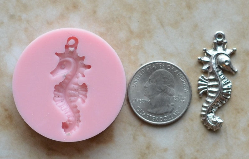 Seahorse Mold Silicone,Seahorse Mold, Silicone, Molds, Resin mold, Clay mold, Epoxy, food grade, Chocolate, mould, Flexible, ocean N326