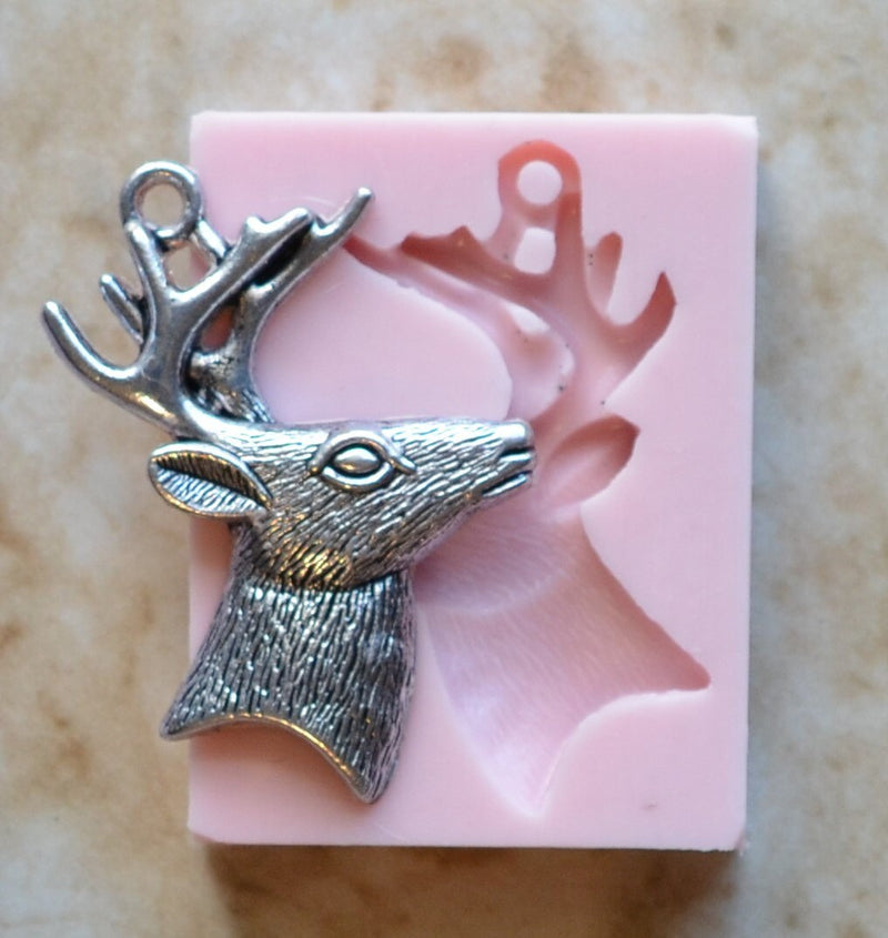 Deer Silicone Mold, Animal Silicone Mold, Resin, Clay, Epoxy, food grade, Chocolate molds, Resin, Clay, dogs, cats, fish, birds A320