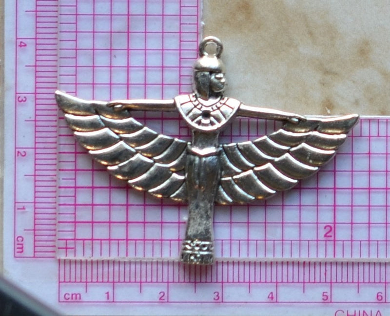 Egyptian Pharaonic Winged Pendant Silicone Mold, Jewelry, Resin, Pendant, Necklace, hung on a chain, Charms, symbol, design, earrings,  G345