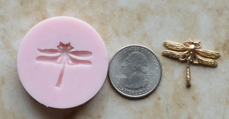 DRAGONFLY Flexible Silicone Mold, Insects, Resin, Clay mold, Epoxy molds, food grade, Pests, Termites, Chocolate, creatures.  A325