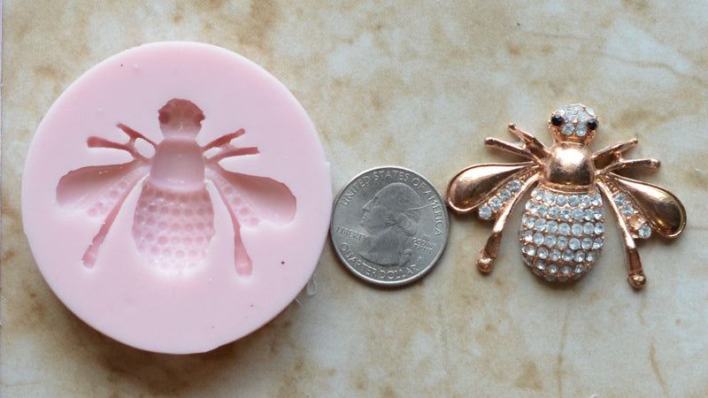 Bee Silicone Mold, Molds, Bees, Resin, Worker, Queen, Drone, honeybee, Bumblebee, Bee colony, Clay mold, Epoxy, food grade, Chocolate A326