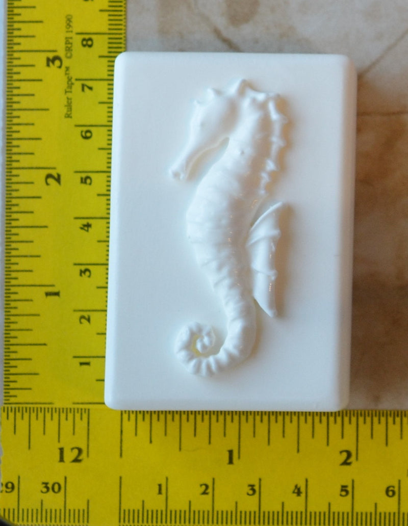 Seahorse Soap Mold Silicone, Silicone Soap Mold, Soap mold, Soap, Round molds, Square molds, Rectangular mold, Octagon, Sea Horse S-115