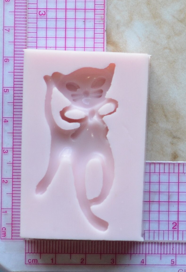 Cat Silicone Mold, Animal Silicone Mold, Resin, Clay, Epoxy, food grade, Chocolate molds, Resin, Clay, dogs, cats, fish, birds  A329