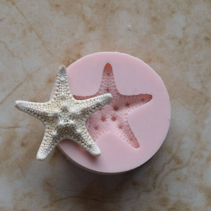 Starfish Silicone Mold, Sea Stars, resin, invertebrates, Five arms, Mold, Silicone Mold, Molds, Clay, Jewelry, Chocolate molds,  N364