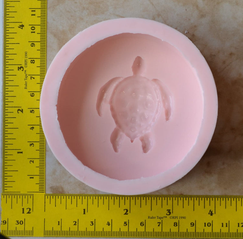 Turtle Soap Mold 1" base, Silicone Soap Mold, Soap mold, Soap, Round molds, Square molds, Rectangular mold, Octagon, Soaps,  S-103