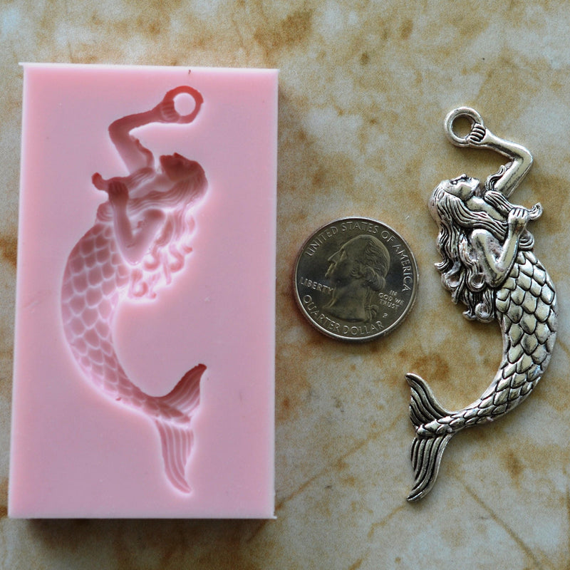 Mermaid silicone mold, Mermaid, Mermaids, aquatic creature, Shipwrecks, Folklore, Fairy tales, Clay mold, Epoxy molds, Nautical N139