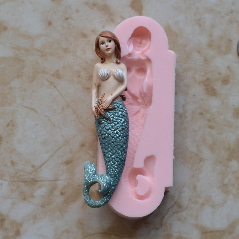 Mermaid silicone mold, Mermaid, Mermaids, aquatic creature, Shipwrecks, Folklore, Fairy tales, Clay mold, Epoxy molds, Nautical N195