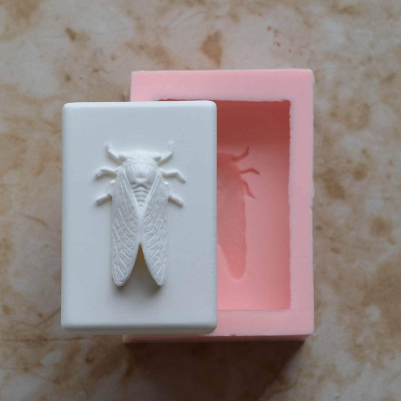 Cicada Soap Mold Silicone, Silicone Soap Mold, Soap mold, Soap, Round molds, Square molds, Rectangular mold, Octagon, Soaps, S-146