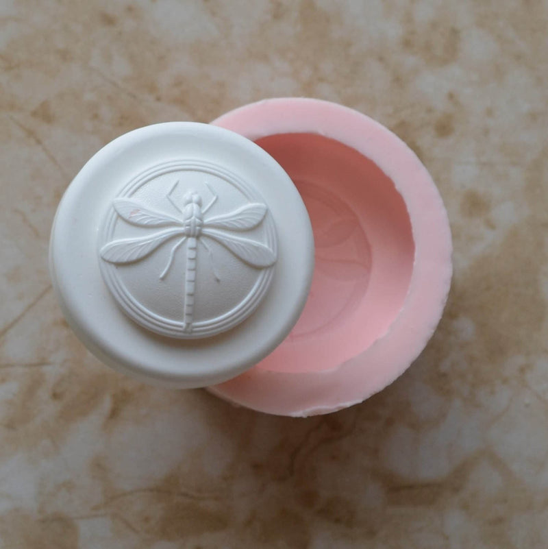 Dragonfly Soap Mold Silicone, Silicone Soap Mold, Soap mold, Soap, Round mold, Square molds, Rectangular mold, Octagon, Soaps,  S-144