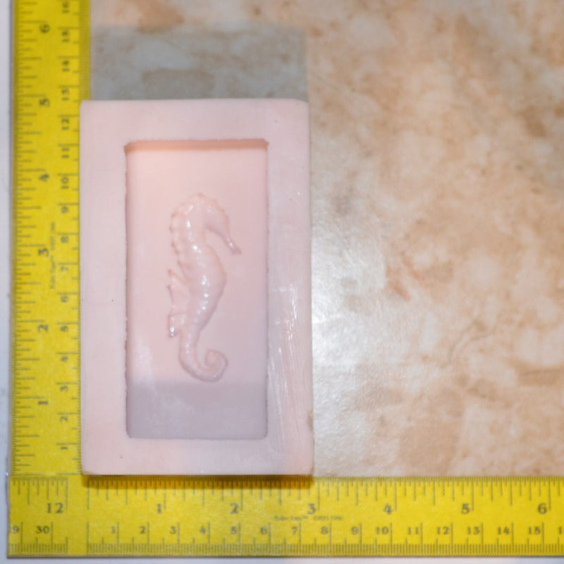 Seahorse Soap Mold 3/4" base Silicone Soap Mold, Soap, Round molds, Square molds, Rectangular mold, Octagon, Soaps S-116