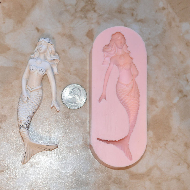 Mermaid silicone mold, Mermaid, Mermaids, aquatic creature, Shipwrecks, Folklore, Fairy tales, Clay mold, Epoxy molds, Nautical  N360