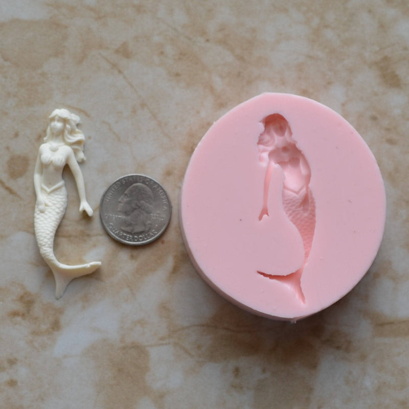 Mermaid silicone mold, Mermaid, Mermaids, aquatic creature, Shipwrecks, Folklore, Fairy tales, Clay mold, Epoxy molds, Nautical  N371